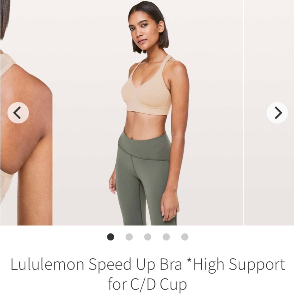 Lululemon speed up bra